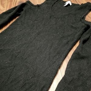 Sofia Vergara Black off-the-shoulder Glitter Sweater Top